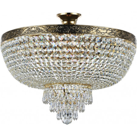 Plafon kryształowy Palace 50cm antyczny złoty Maytoni