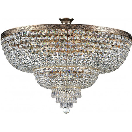 Plafon kryształowy Palace 80cm antyczny złoty Maytoni