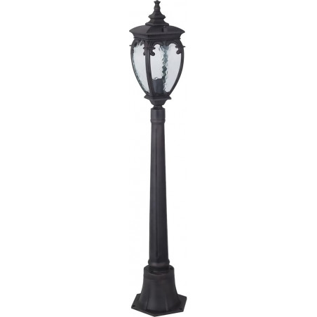 Słupek ogrodowy latarnia retro Fleur 113cm antyczny brąz Maytoni