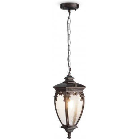 Lampa ogrodowa wisząca retro Fleur 15cm antyczny brąz Maytoni