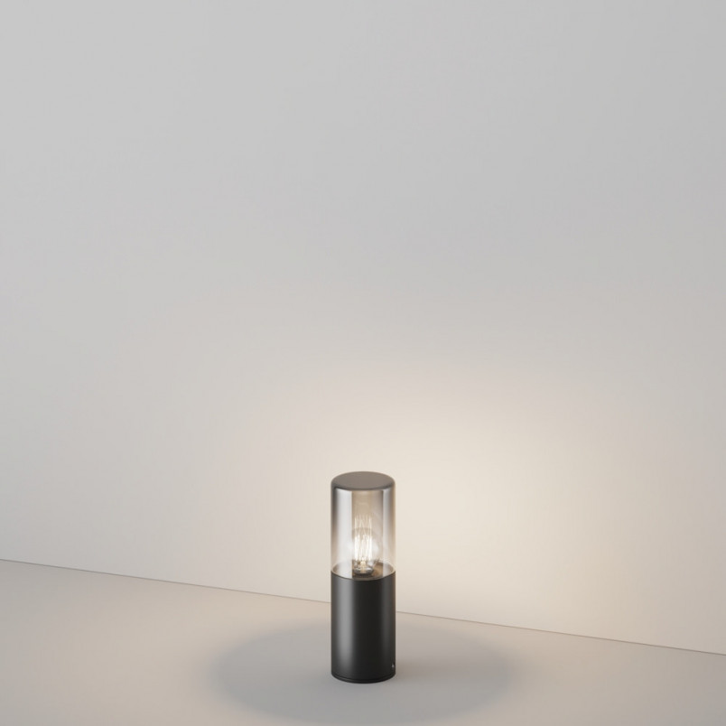 Lampa ogrodowa stojąca Amas 25cm grafitowa Maytoni