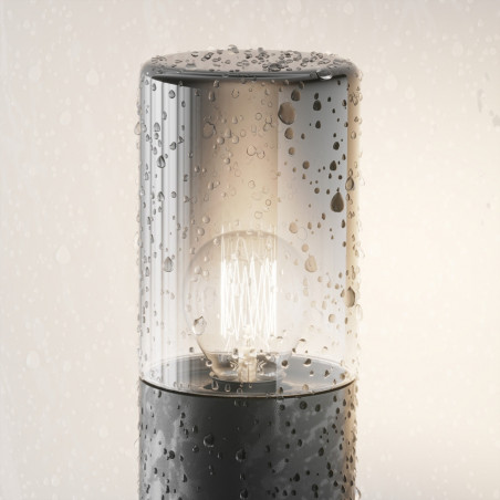 Lampa ogrodowa stojąca Amas 25cm grafitowa Maytoni