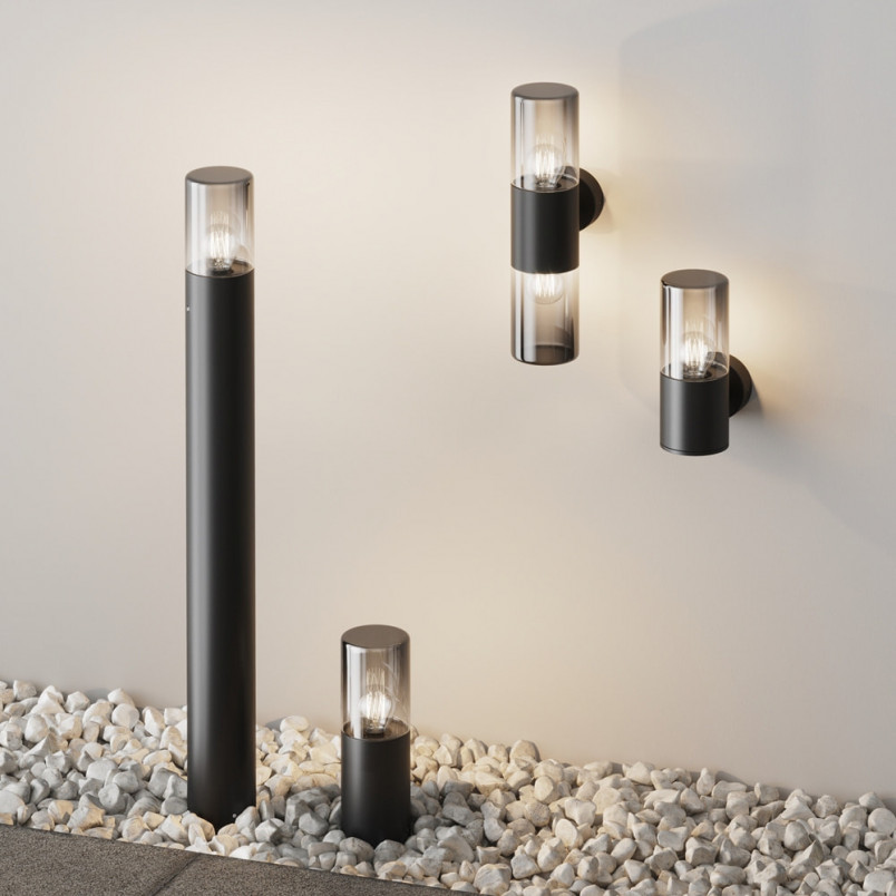 Lampa ogrodowa stojąca Amas 80cm grafitowa Maytoni