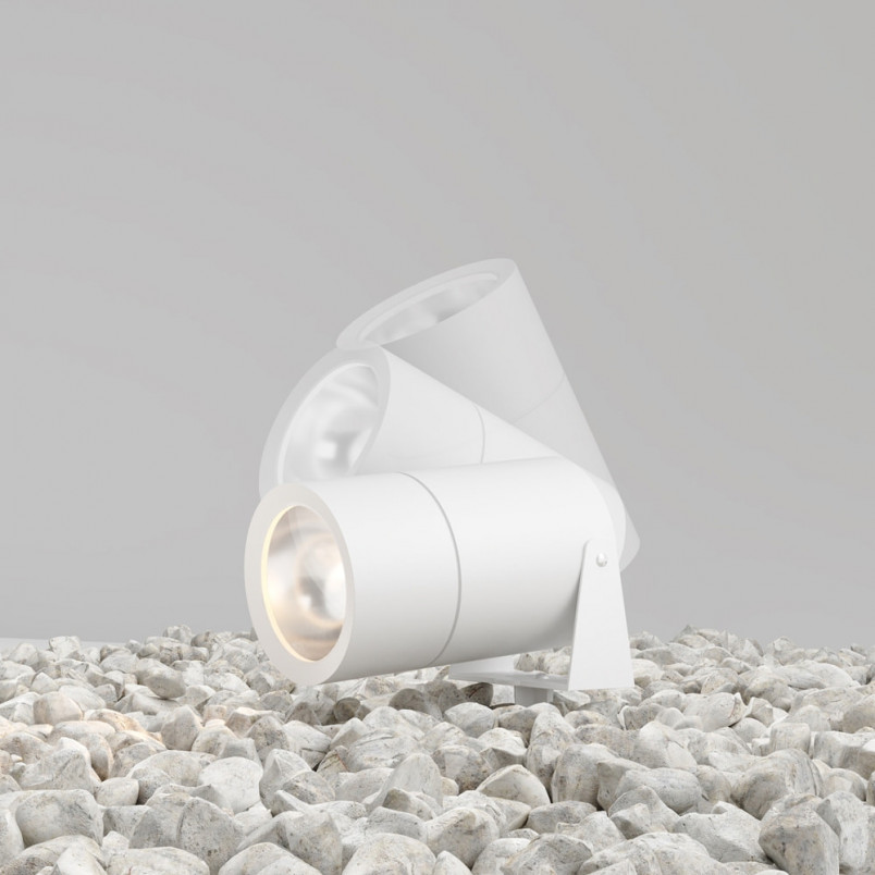 Reflektor ogrodowy Bern LED 3000K 10,8cm biały Maytoni