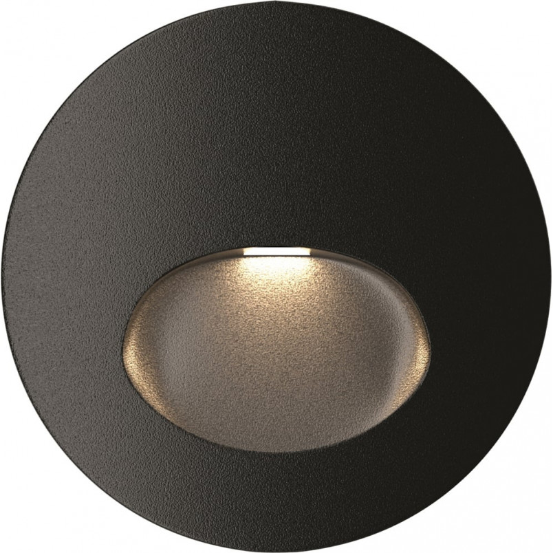 Lampa zewnętrzna - oświetlenie schodów Bil LED 3000K 7cm czarna Maytoni