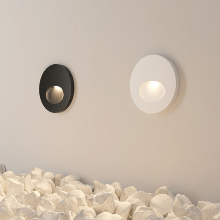 Lampa zewnętrzna - oświetlenie schodów Bil LED 3000K 7cm czarna Maytoni