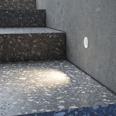 Lampa zewnętrzna wpuszczana Biscotti LED 3000K 6,2cm biała Maytoni