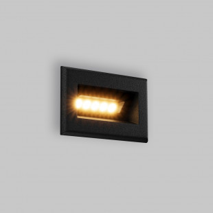 Oświetlenie schodów - lampa zewnętrzna Bosca LED 3000K 8,4cm czarna Maytoni