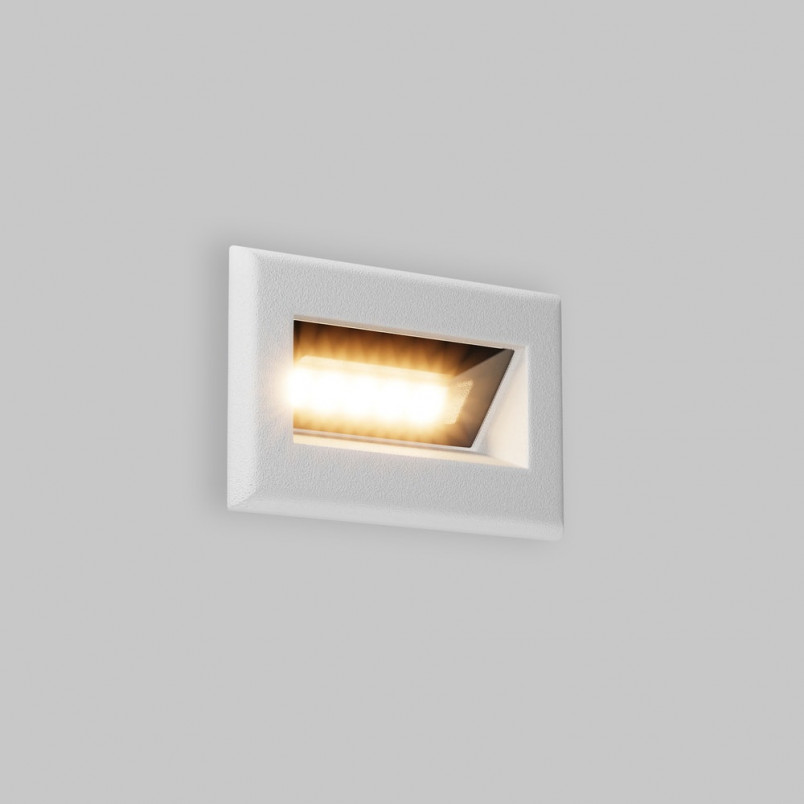 Oświetlenie schodów - lampa zewnętrzna Bosca LED 3000K 8,4cm biała Maytoni