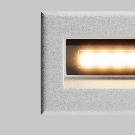 Oświetlenie schodów - lampa zewnętrzna Bosca LED 3000K 8,4cm biała Maytoni