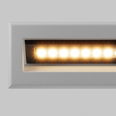Oświetlenie schodów - lampa zewnętrzna Bosca LED 3000K 13,7cm biała Maytoni