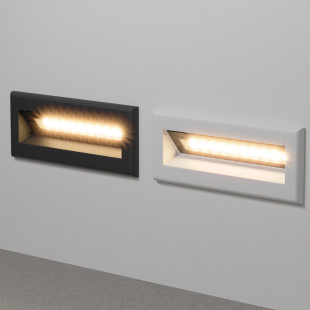 Oświetlenie schodów - lampa zewnętrzna Bosca LED 3000K 13,7cm biała Maytoni