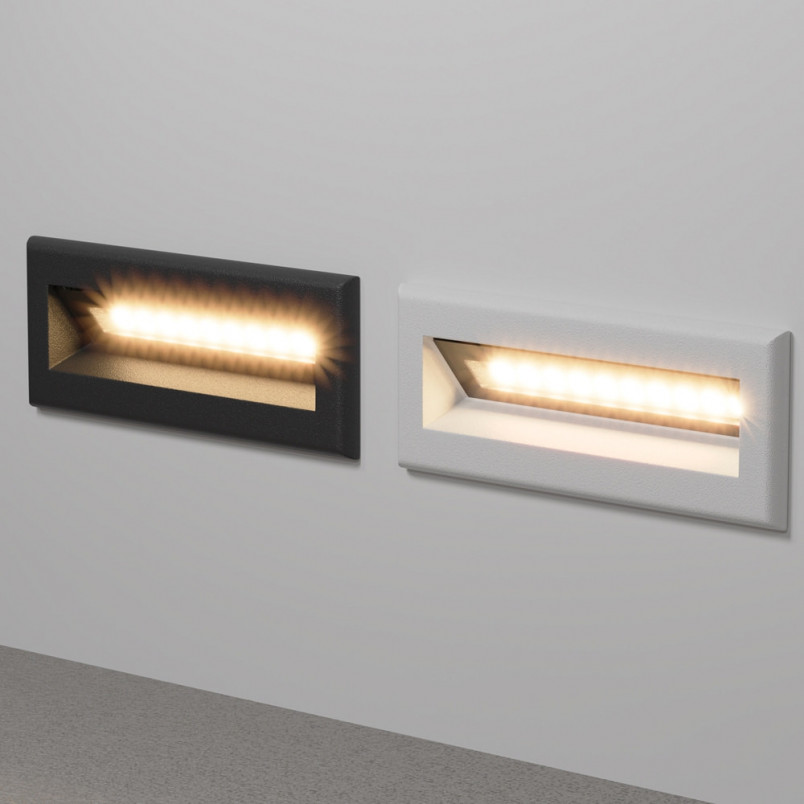 Oświetlenie schodów - lampa zewnętrzna Bosca LED 3000K 13,7cm biała Maytoni