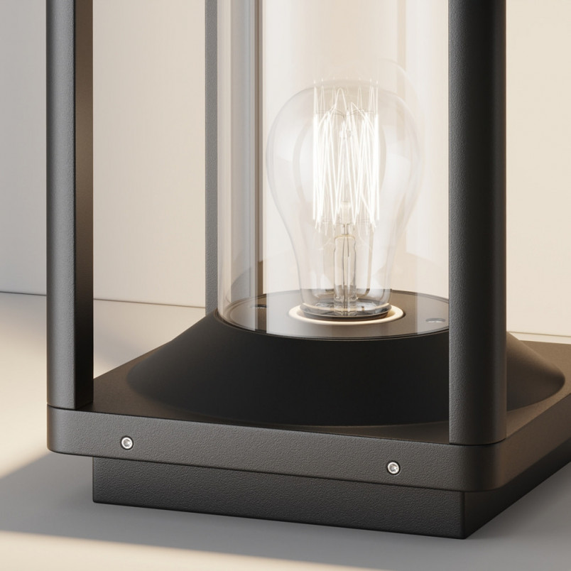 Lampa zewnętrzna stojąca loft Cell 22cm grafitowa Maytoni