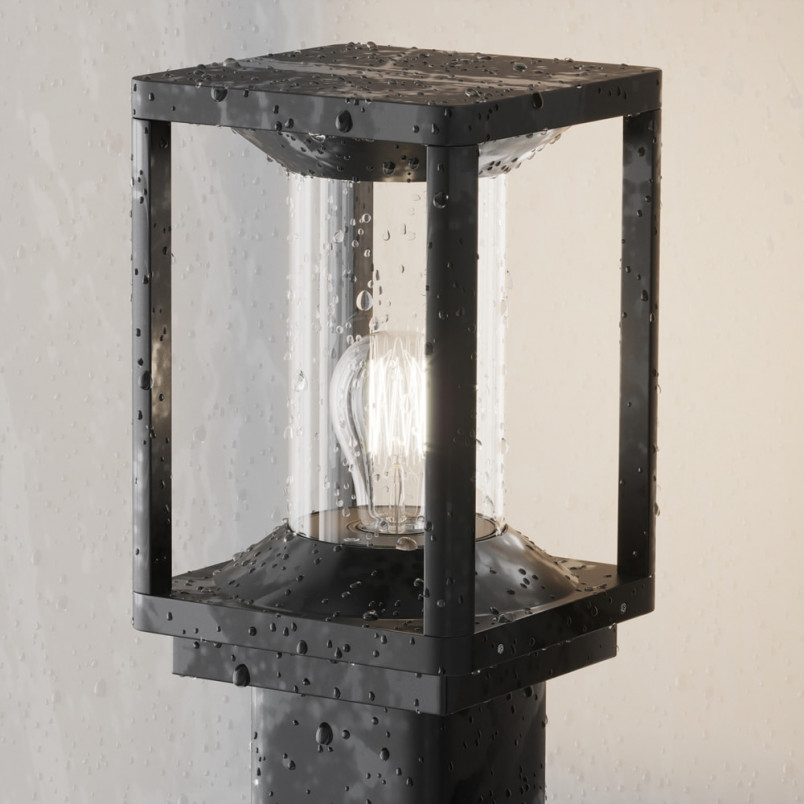 Lampa zewnętrzna stojąca loft Cell 75cm grafitowa Maytoni