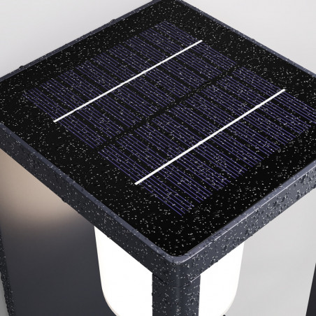 Kinkiet solarny z czujnikiem ruchu i zmierzchu Shatter LED grafitowy Maytoni