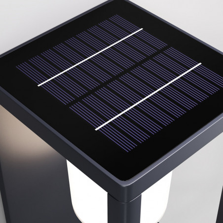 Kinkiet solarny z czujnikiem ruchu i zmierzchu Shatter LED grafitowy Maytoni
