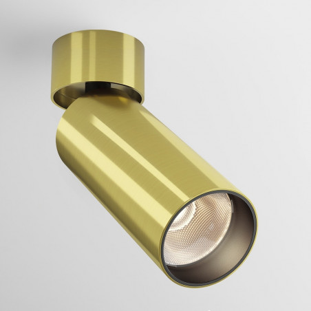 Reflektor sufitowy Focus LED 3000K 5,2cm mosiężny Maytoni