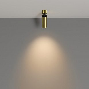 Reflektor sufitowy Focus LED 3000K 5,2cm mosiężny Maytoni