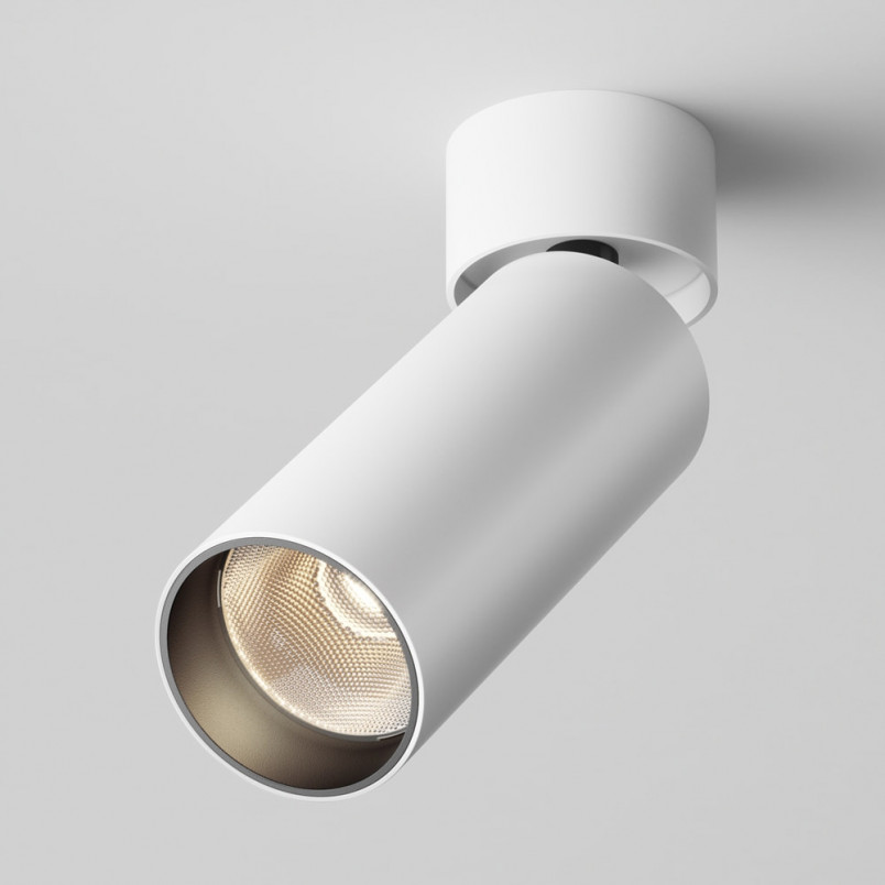 Reflektor sufitowy ściemniany Focus LED 3000K 5,2cm biały Maytoni