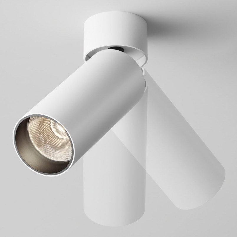 Reflektor sufitowy ściemniany Focus LED 3000K 5,2cm biały Maytoni