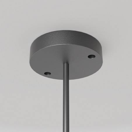 Lampa ogrodowa wisząca kula Erda 30cm biało-czarna Maytoni