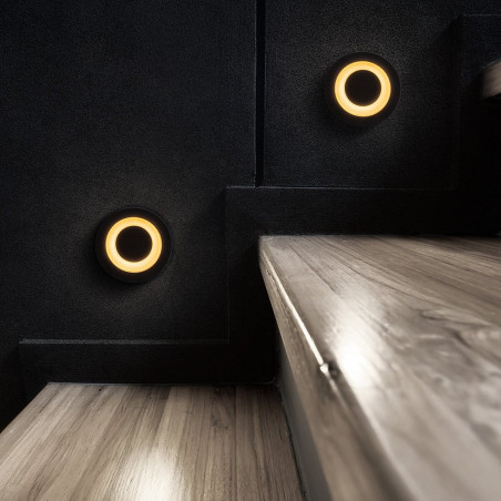 Lampa zewnętrzna do zabudowy Limo LED 3000K 6,2cm czarna Maytoni