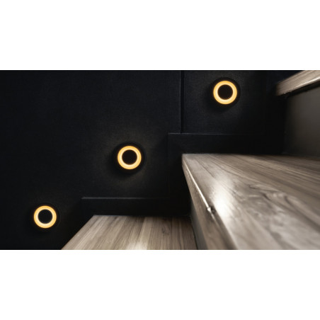 Lampa zewnętrzna do zabudowy Limo LED 3000K 6,2cm czarna Maytoni