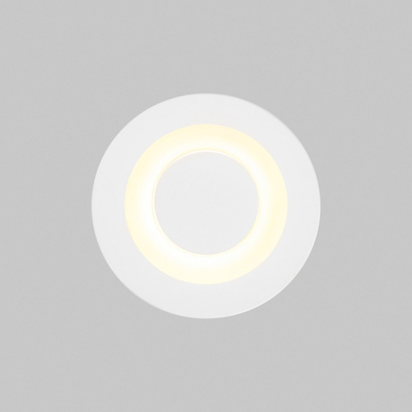 Lampa zewnętrzna do zabudowy Limo LED 3000K 6,2cm biała Maytoni