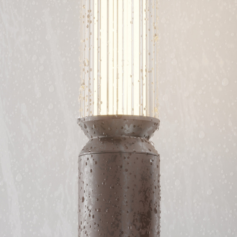 Lampa zewnętrzna stojąca Lit LED 3000K 198,6cm brązowa Maytoni
