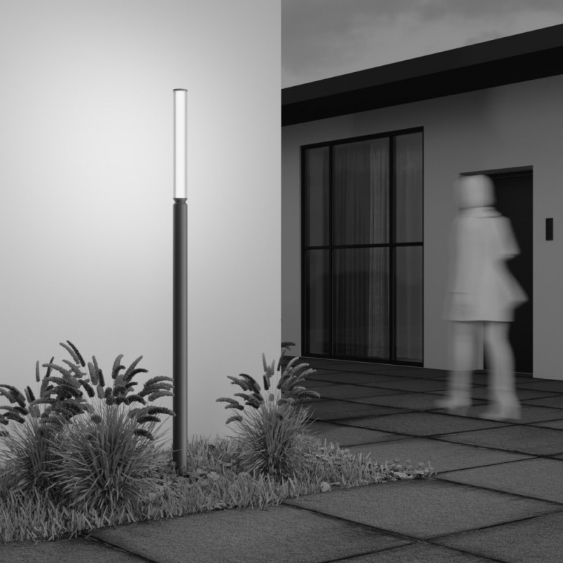 Lampa zewnętrzna stojąca Lit LED 3000K 198,6cm brązowa Maytoni