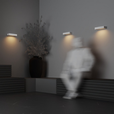 Kinkiet na elewację Lot LED 3000K 12cm biały Maytoni