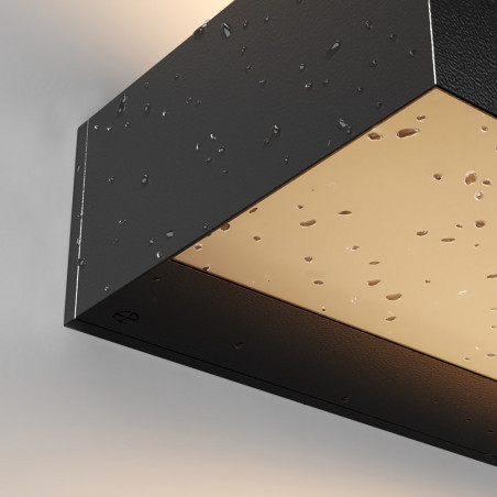 Kinkiet na elewację Lot LED 3000K 12cm czarny Maytoni