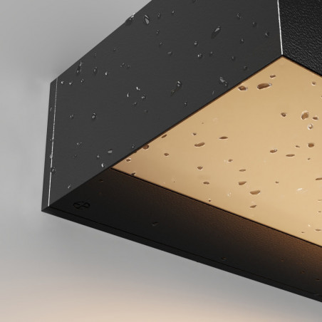 Kinkiet na elewację góra-dół Lot LED 3000K 12cm czarny Maytoni