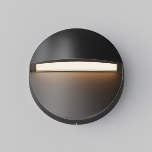 Lampa zewnętrzna - oświetlenie schodów Mane Round LED 12cm czarna Maytoni