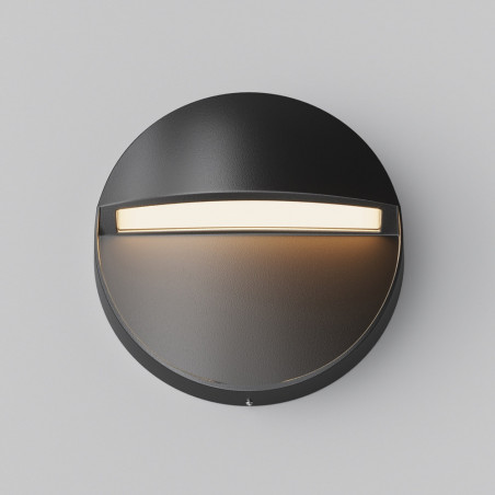 Lampa zewnętrzna - oświetlenie schodów Mane Round LED 12cm czarna Maytoni