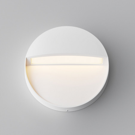 Lampa zewnętrzna - oświetlenie schodów Mane Round LED 12cm biała Maytoni