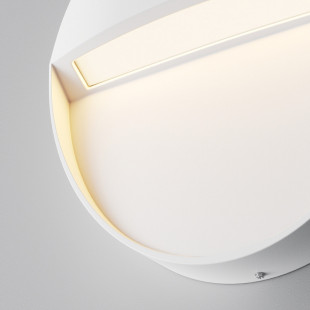 Lampa zewnętrzna - oświetlenie schodów Mane Round LED 12cm biała Maytoni
