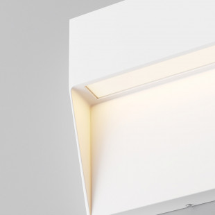 Lampa zewnętrzna - oświetlenie schodów Mane Square LED 11cm biała Maytoni
