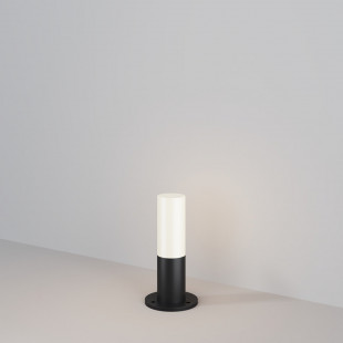 Lampa ogrodowa stojąca Willis 30cm biało-czarna Maytoni