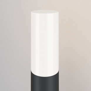 Lampa ogrodowa stojąca Willis 30cm biało-czarna Maytoni