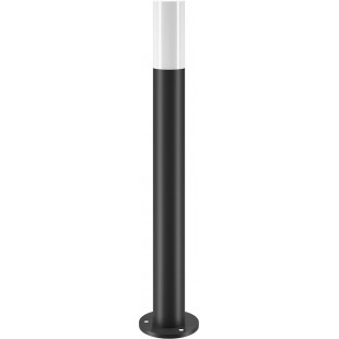 Lampa ogrodowa stojąca Willis 30cm biało-czarna Maytoni