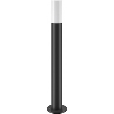 Lampa ogrodowa stojąca Willis 30cm biało-czarna Maytoni