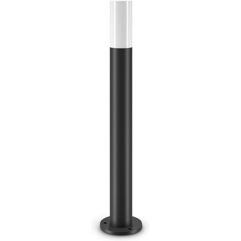 Lampa ogrodowa stojąca Willis 30cm biało-czarna Maytoni