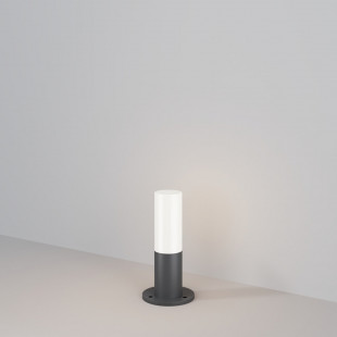 Lampa ogrodowa stojąca Willis 30cm biało-szara Maytoni