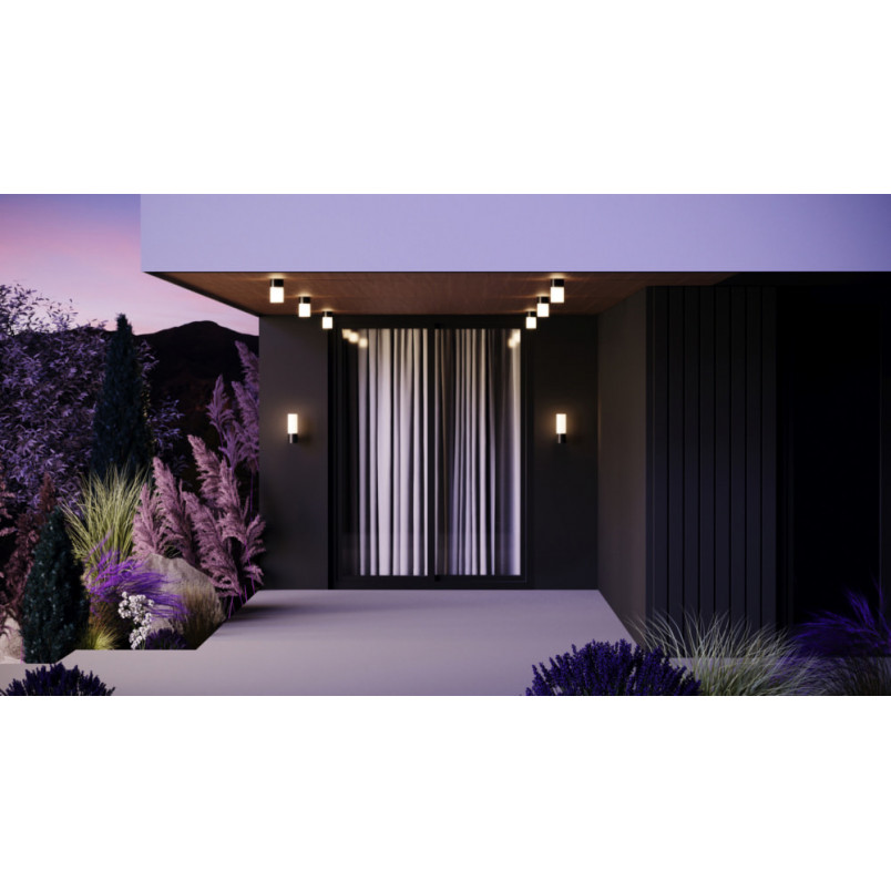 Lampa zewnętrzna spot Willis 8cm biało-czarna Maytoni