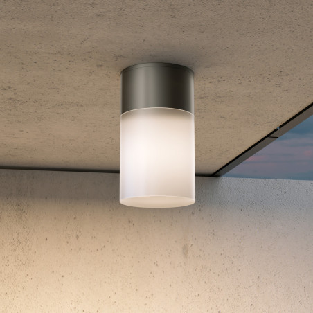 Lampa zewnętrzna spot Willis 8cm biało-czarna Maytoni