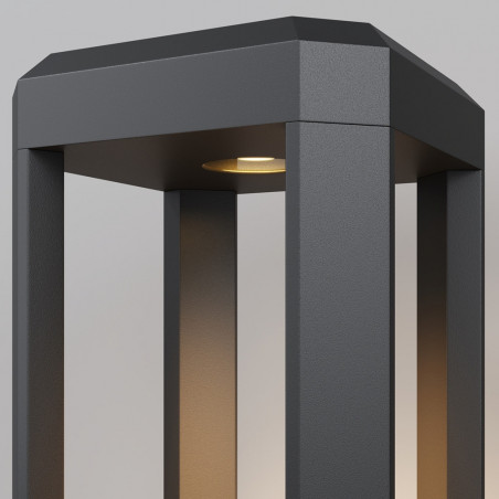 Lampa zewnętrzna stojąca Royal Mile LED 3000K 80cm szara Maytoni