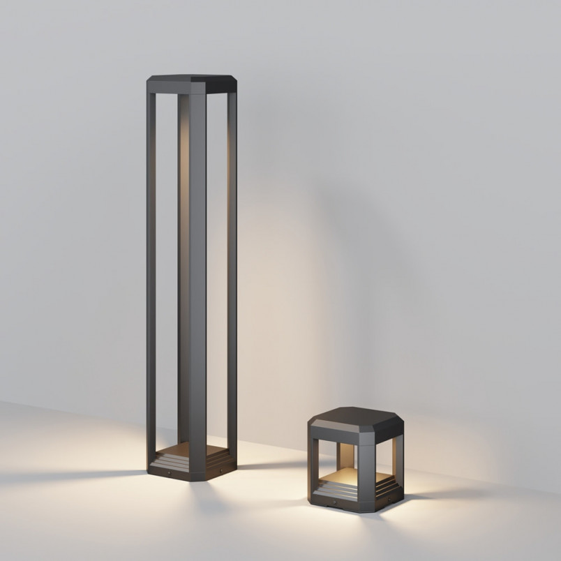Lampa zewnętrzna stojąca Royal Mile LED 3000K 15cm szara Maytoni