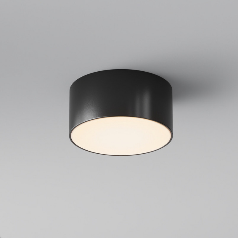 Plafon zewnętrzny Zon IP LED 3000K 12cm czarny Maytoni